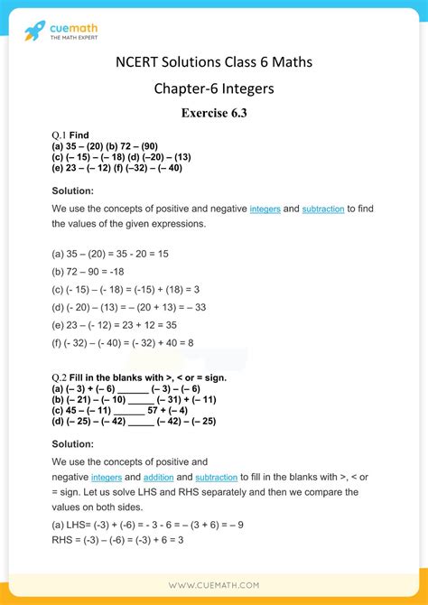 Class 6 Maths .